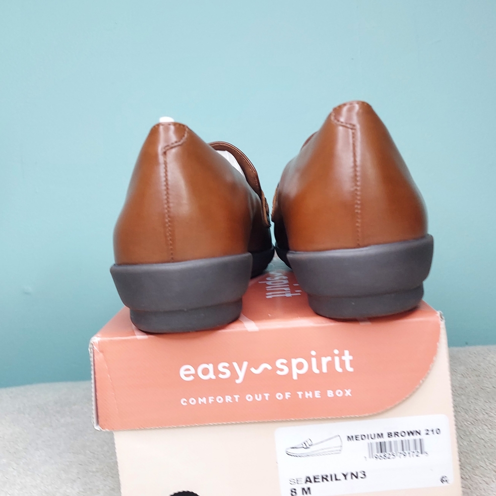Easy Spirit Aerily Medium Brown Loafers Women's Size 8M Brand New In Box - Picture 12 of 16